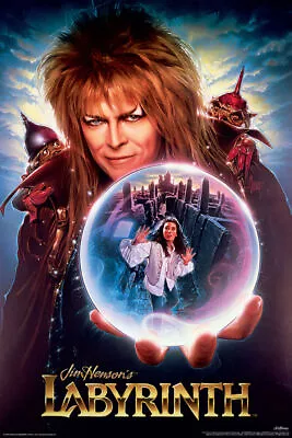 Poster Labyrinth Jim Henson David Bowie Jennifer Connelly Brian Froud • $12.95