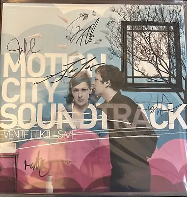 Motion City Soundtrack - Even If It Kills Me (Signed Vinyl 2LP Record) • $70