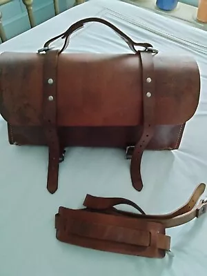 Vintage Leather Tool Tote Bag 18  ( Klein ? ) • $225