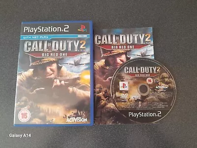 Call Of Duty 2 Big Red One PS2 PlayStation 2 Classic CoD First Person Shooter • £4.95