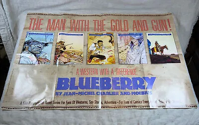 Epic Comics -Blueberry-Promo Poster Flat Folded 22 X 34 In -Charlier & Moebius • $49