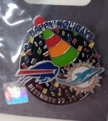 Miami Dolphins Buffalo Bills GAME DAY PIN 12/22/13 Stadium Exclusive Pin • $12.95