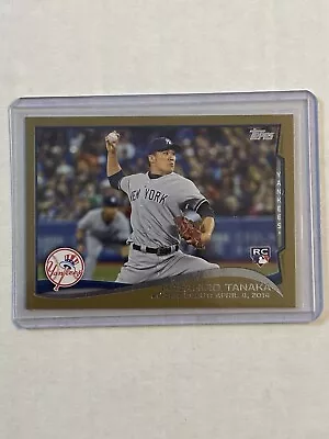 2014 Topps Update Rookie Debut Gold /2014 Masahiro Tanaka #US-25 Rookie RC • $3.99