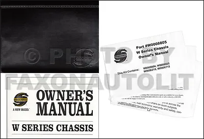 $41.95 • Buy 2006 Workhorse W Chassis Owners Manual Winnebago Voyage Suncruiser Sightseer