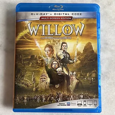 Willow (Blu-ray 1988) George Lucas Ron Howard Val Kilmer Rare OOP HTF • $10.46