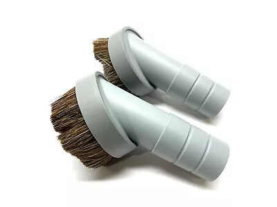 Round Dust Brush Vacuum Attachment 1  Bristles Fits 1.25  Hose LOT OF 2 • $8.99