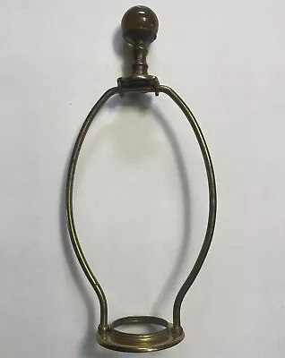 Vintage 6”  Threaded Table  Boudoir Lamp Shade Harp Swivel Finial Socket Parts • $19.99