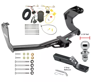 Trailer Hitch For 14-19 Mitsubishi Outlander Except Sport Wiring & 1-7/8  Ball • $335.38
