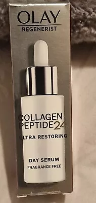 OLAY REGENERIST COLLAGEN PEPTIDE 24-Day SERUM FRAGRANCE-FREE 40ML • £11.99