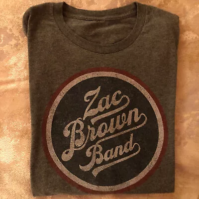 Zac Brown Band 2019 Tour Men’s Grey T-shirt Band Tee Country Rock Size X Large • $6.95