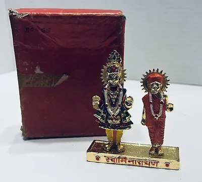 Swaminarayan Hindu God Swami Vishnu Decorative Statue. • $49.99