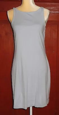 B Moss Dress ~ Womens  M ~ Light Blue Sleeveless Jersey Material ~ Very Comfy • $8.50