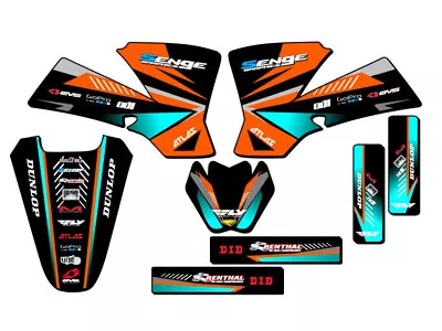 2002-2008 SX 50 SURGE Orange Senge Graphics Kit Compatible With KTM • $99.99