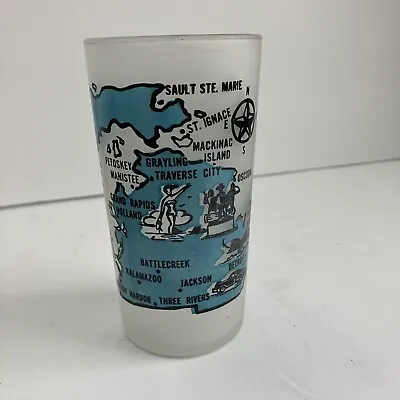 Michigan Souvenir Drinking Glass • $4.50