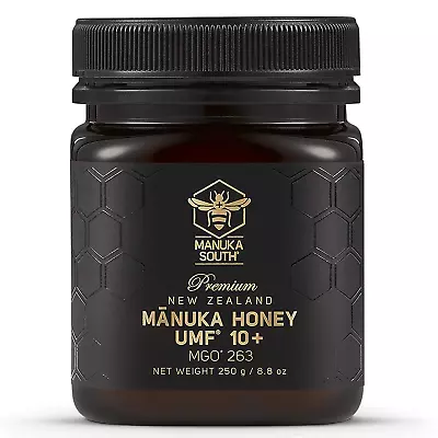 Manuka Honey New Zealand - Raw Manuka Honey UMF 10+ Certified MGO 263+ - Pure - • $23.80