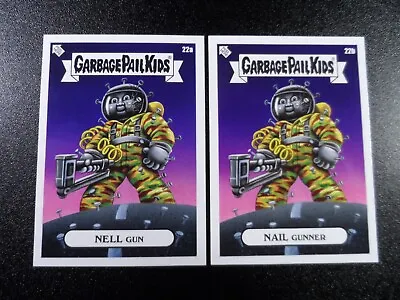 Nail Gun Massacre 1985 Spoof Garbage Pail Kids 2 Card Set • £10.66