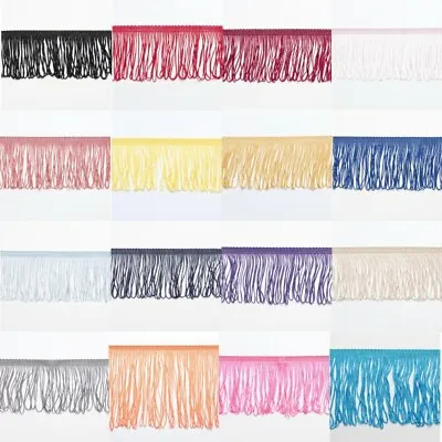 1 X Metre Looped Dress Fringe Fringing 1  To 12  Trim Trimming • £2.45