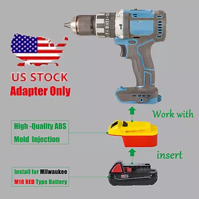 1 Adapter Upgrade For Hercules 20v Tools To Milwaukee M18 RED Batteries /BMS SYS • $24.99