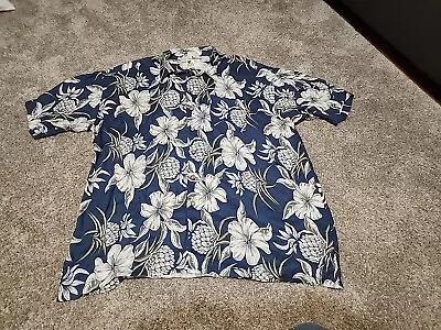 Mens Vintage ME Sports Hawaiian Aloha Button Up 3X • $23.96