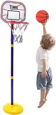 Basketball Hoop For Kids Toddler 3 Age Stand Adjustable Height 2.26-3.48 Ft Mini • $24.20