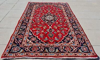 Hand Knotted Vintage Traditional Tribal Village Wool Area Rug 5.0 X 3.2 Ft • $149.99