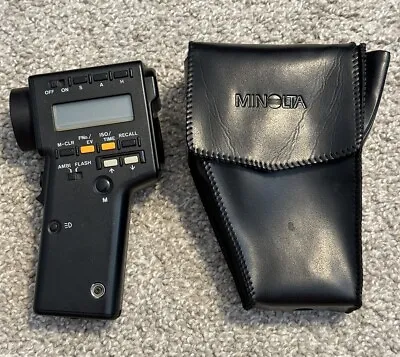 Minolta SPOTMETER F With Original Case Good Condition Japan • $240