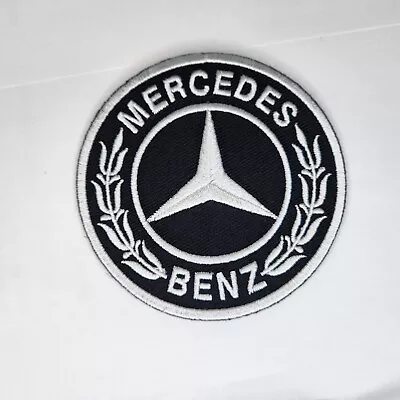 Mercedes Benz Round Car Embroidered Patch Iron-On Sew-On • $9.99