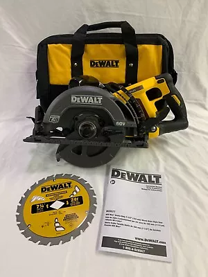 $247.95 • Buy DEWALT DCS577 60V 7 1/4  FLEXVOLT Worm Drive Circular Saw & Bag (New From Kit)