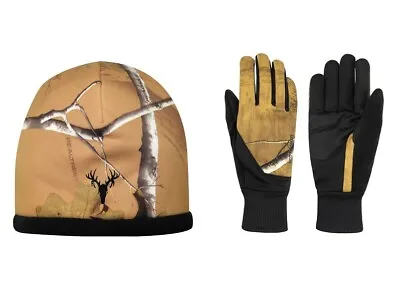 HOT SHOT Mustang Camo Hunting Gloves / Beanie Hat / Cap Combo - Choose Color NEW • $24.95