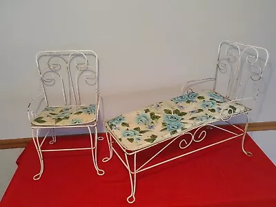 2 Pcs Mid Century Modern Childs Lounge Chair & Chair Patio Set  • $62.95