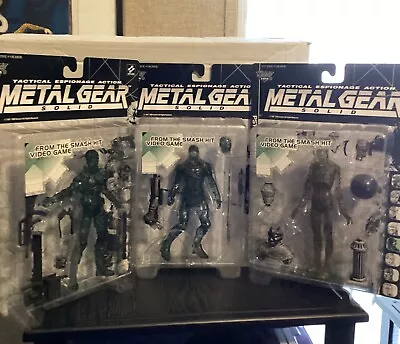 Lot Of 3 McFarlane Metal Gear Solid Solid Snake Psycho Mantis And Ninja NIP • $99