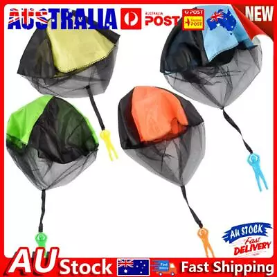 Hand Throwing Kids Mini Play Parachute Toy Man Model Outdoor Sports Toys • $7.38