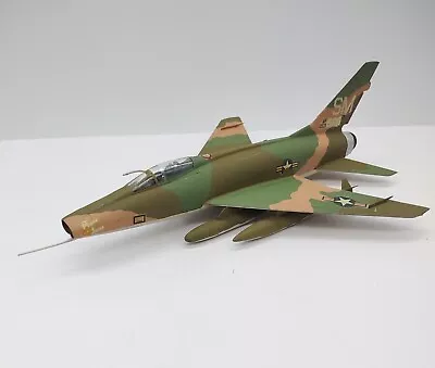 1:72 Scale Built Plastic Model Airplane US F-100 Super Sabre Vietnam Rough • $39.99