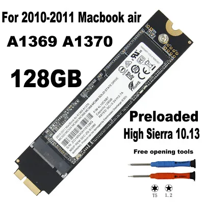 128GB SSD Solid State Drive For APPLE MacBook Air 11  A1370 13  A1369 2010 -2011 • $27.82