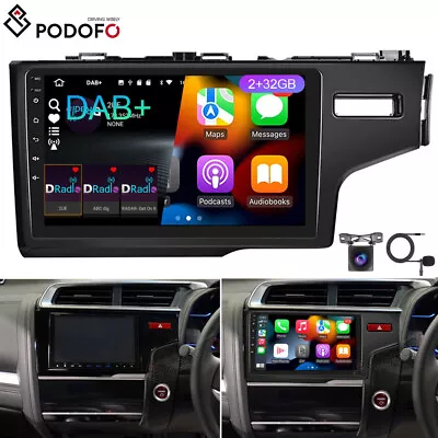 DAB+ For Honda FIT JAZZ 2014-2015 Android 13 Car Radio Stereo GPS Carplay 2+32GB • £139.99