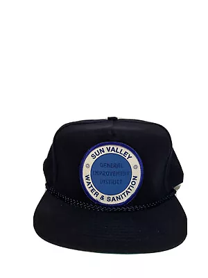 NEW Vintage Sun Valley Water & Sanitation Snapback Trucker Hat Wool & Acrylic • $24.99