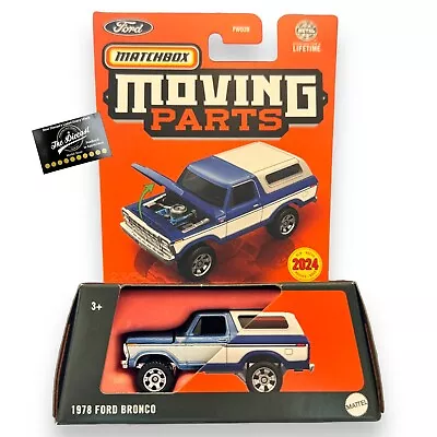 MATCHBOX MOVING PARTS 1978 Ford Bronco 1:64 Diecast New COMBINE POST • £5.99