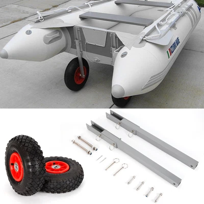 £94 • Buy Inflatable Boat Trailer Launching Wheel Boats Transom Launching Wheel Cart