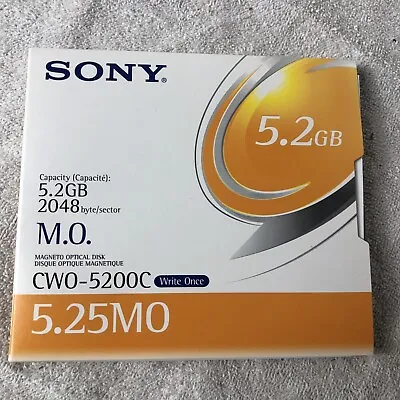 Sony Optical Disk 5.2GB 2048 CWO-5200C MO (4052) • $13.99