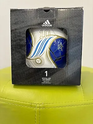 Soccer Ball-adidas-size 1 Mini-messi Logo-1978 Argentina-blue & White-new-in Box • $32.99