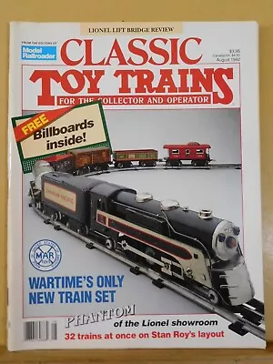 Classic Toy Trains 1992 August  Lionel Marx Wartimes Only New Train Set • $5