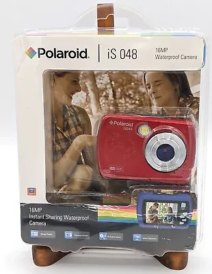 Polaroid Is048 - 16MP Waterproof Digital Camera Red • $29.99