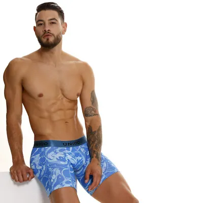 Unico Boxer Long Leg Suspensor Cup OLEINA Men's Underwear • £33
