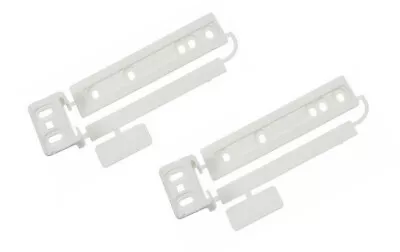 2 X Zanussi Integrated Fridge & Freezer Door Mounting Bracket Fixing Slide Kit • £7.79