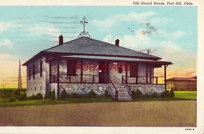 1945 Soldiers Mail Pvt Frank R Brady A Btry. FORT SILL OKLA. - OLD GUARD HOUSE • $14.99