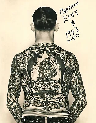 Vintage Tattoo Image 14 X 11  Photo Print • $16.96