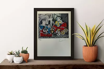 Pablo Picasso Original Print Hand Signed Litho With COA & Appraisal Of $3500 • $349