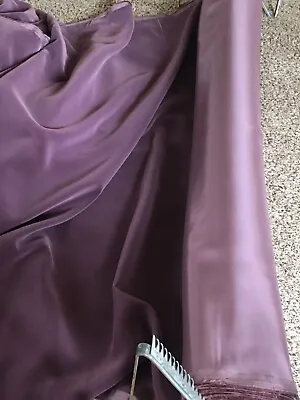 Antique Velvet France Victorian Purple Fabric Boulevant Direct Pile 50” W X 36” • $74.08