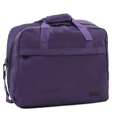 Members By Rock Luggage Essential Carry-On Travel Bag - Purple • £27.32