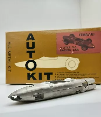 Vintage Ferrari Metal Model Kit: AUTO-KIT 1:24 Scale 1.5 Litre V6 Racing • $39.99